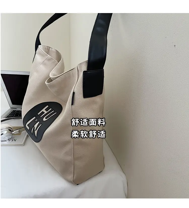 Women's Canvas Crossbody Bag with Logo 2026 — feature 5