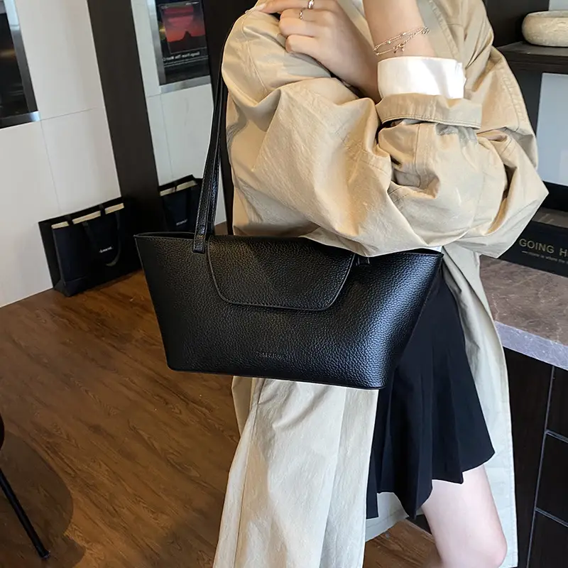 French Style Leather Shoulder Bag 2025 Winter - Image 8