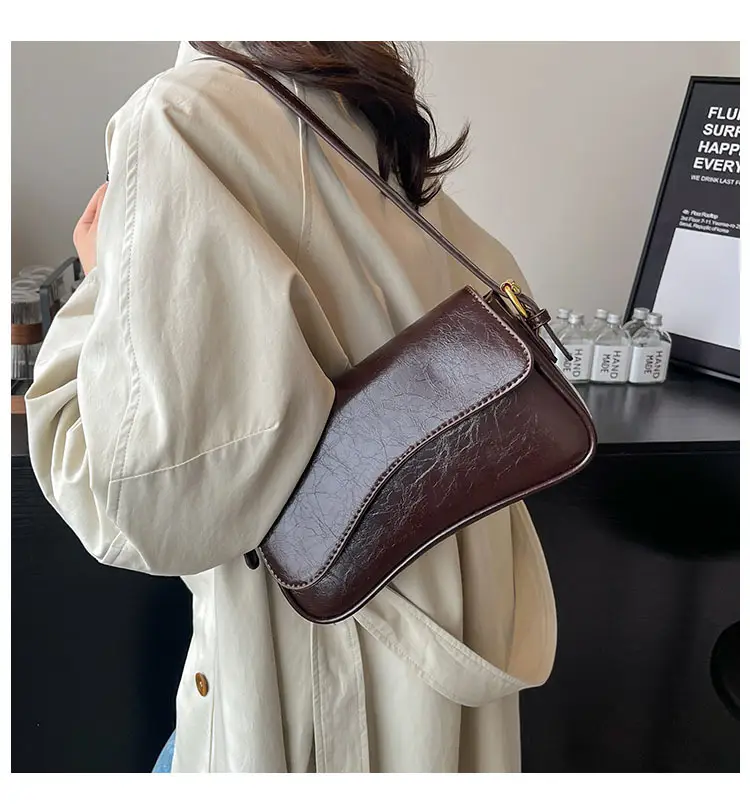 Brown Leather Shoulder Crossbody Bag for Women 2026 — feature 1