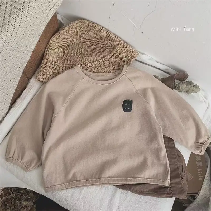 Korean Style Long Sleeve T-Shirt for Boys Spring Autumn - Image 2