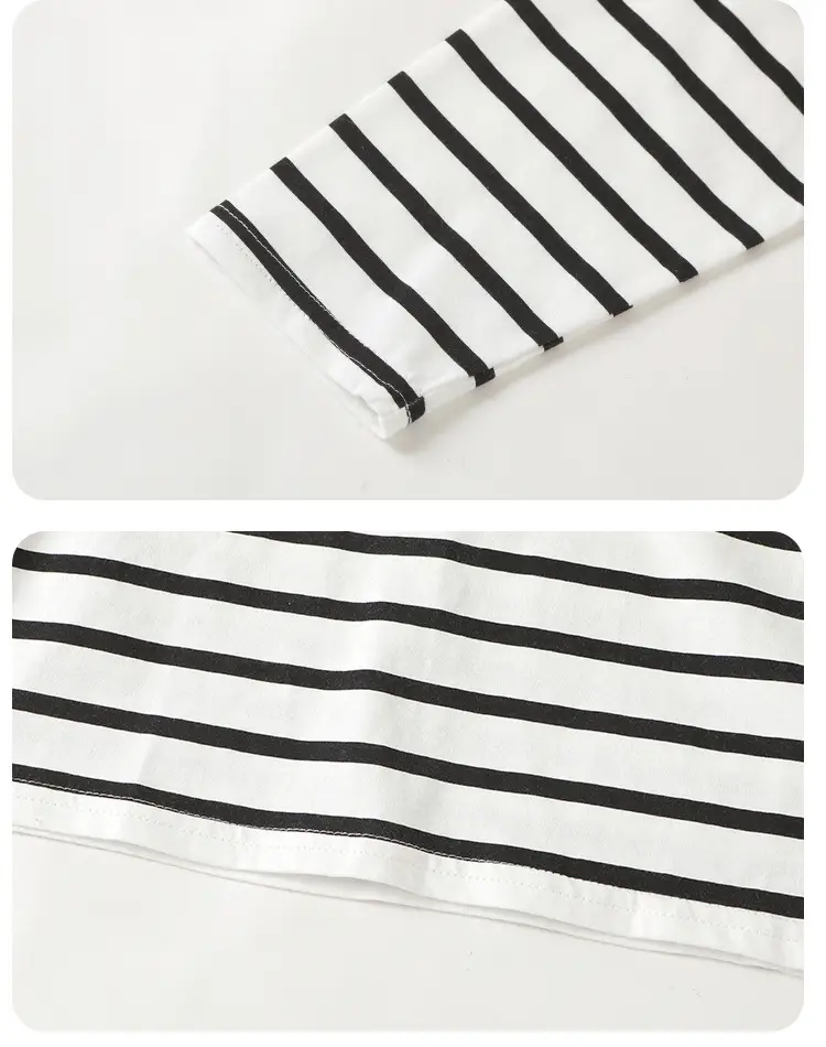 Kaka Panda Boys Striped Long Sleeve T-Shirt — feature 12
