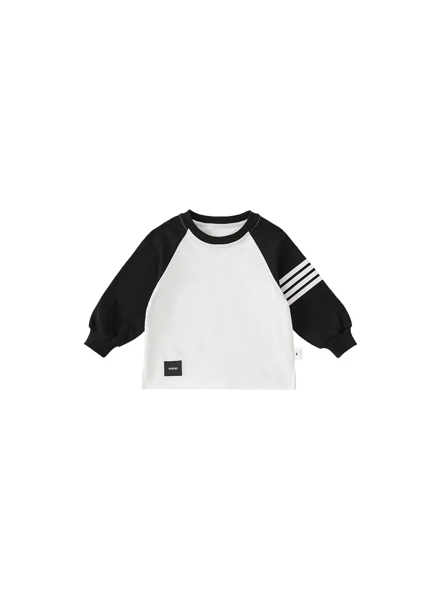 Children's Color Block Raglan Sleeve T-Shirt Set