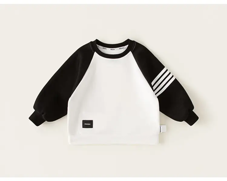 Children's Color Block Raglan Sleeve T-Shirt Set — feature 17