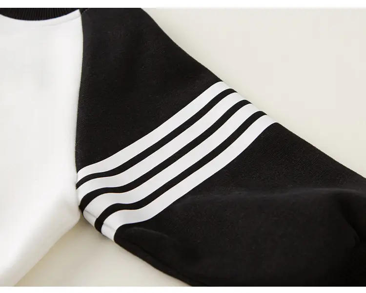Children's Color Block Raglan Sleeve T-Shirt Set — feature 23