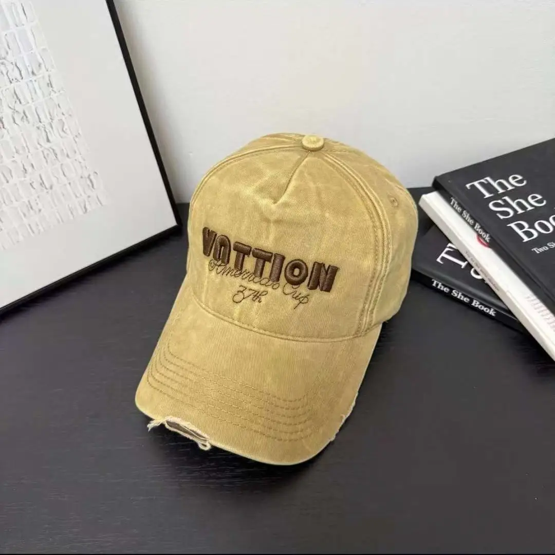 Women Grey Embroidered Baseball Cap VOTTION - Image 9
