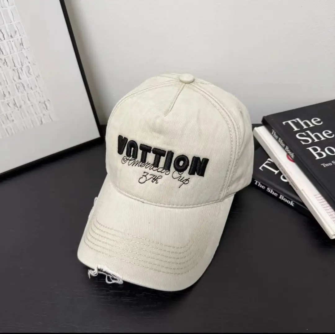 Women Grey Embroidered Baseball Cap VOTTION — feature 5