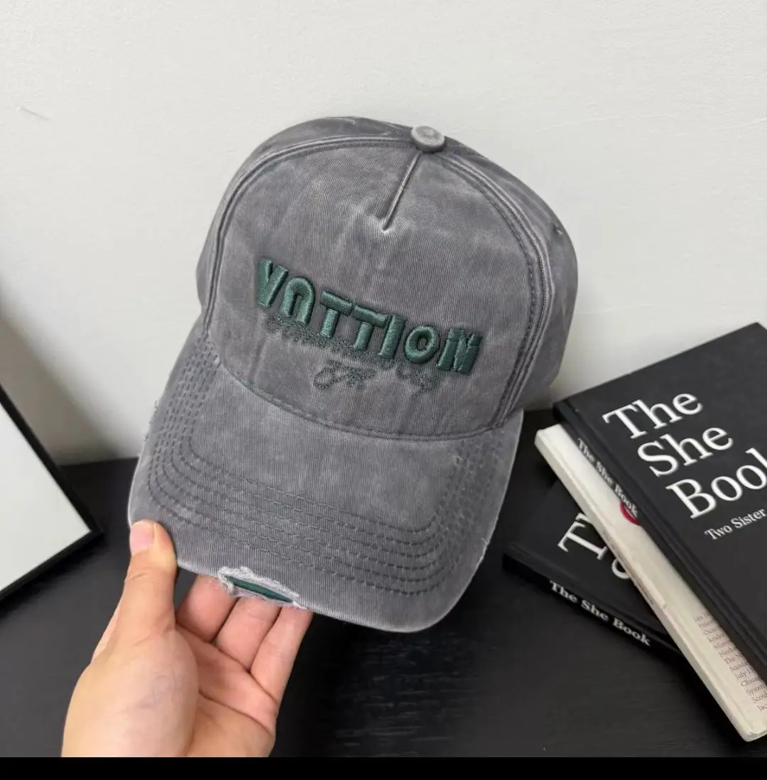 Women Grey Embroidered Baseball Cap VOTTION — feature 7