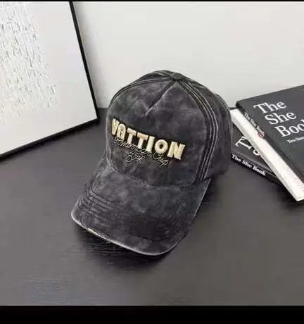 Women Grey Embroidered Baseball Cap VOTTION - Image 2