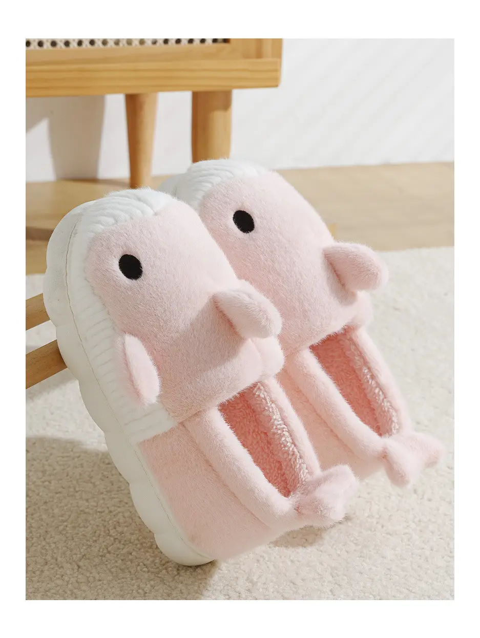 New Winter Cute Fox Slippers for Kids Women — feature 17