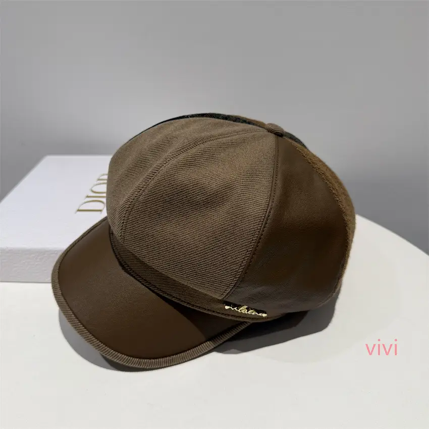 Black British Octagonal Cap for Women Autumn Casual - Image 3