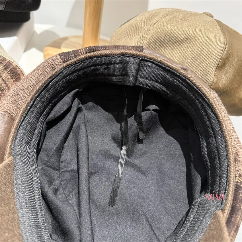 Black British Octagonal Cap for Women Autumn Casual — feature 3