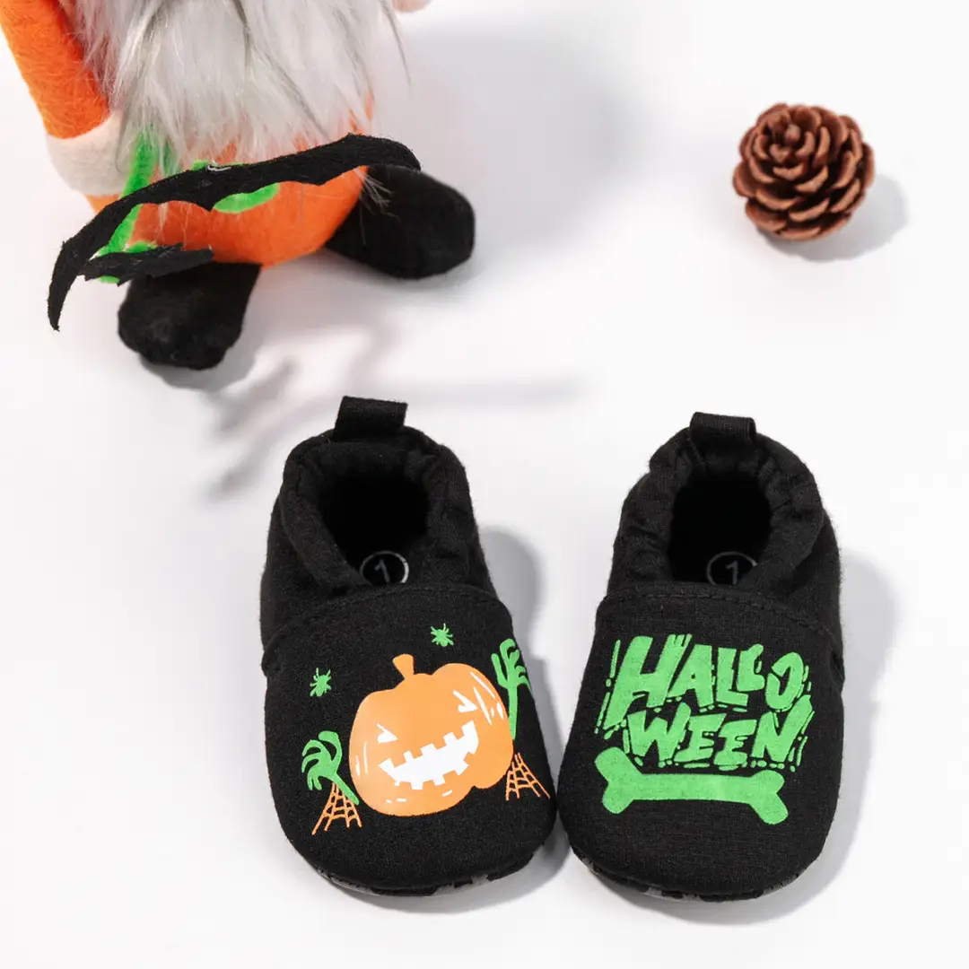 Cross-Border Autum Baby Trendyy Cartoon Non-Falling Shoes Baby Halloween Luminous Soft-Soled Toddler Shoes Baby Shoes - Image 4
