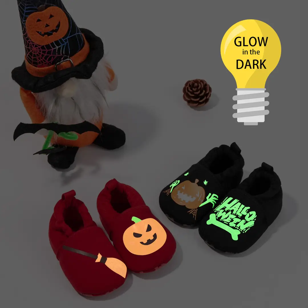 Cross-Border Autum Baby Trendyy Cartoon Non-Falling Shoes Baby Halloween Luminous Soft-Soled Toddler Shoes Baby Shoes - Image 7