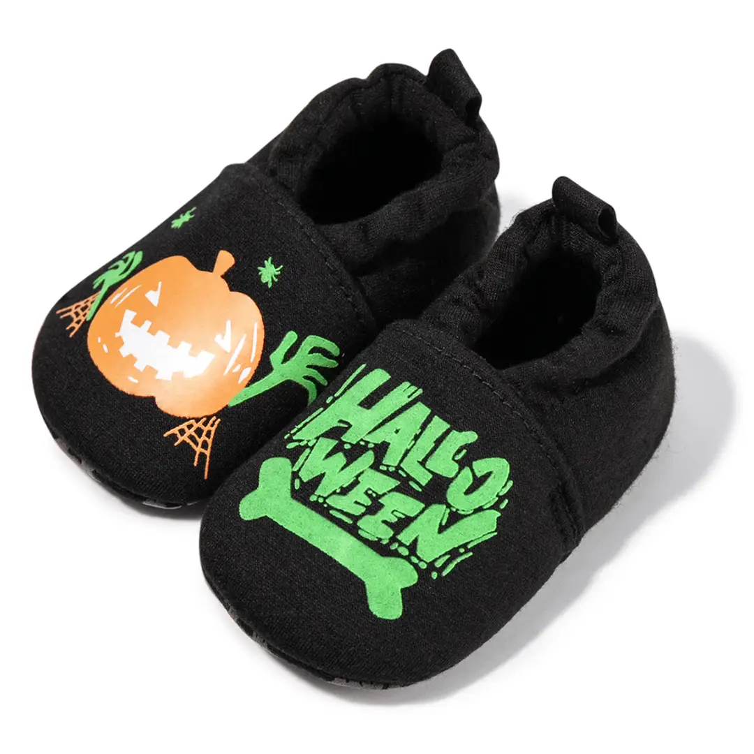 Cross-Border Autum Baby Trendyy Cartoon Non-Falling Shoes Baby Halloween Luminous Soft-Soled Toddler Shoes Baby Shoes - Image 2