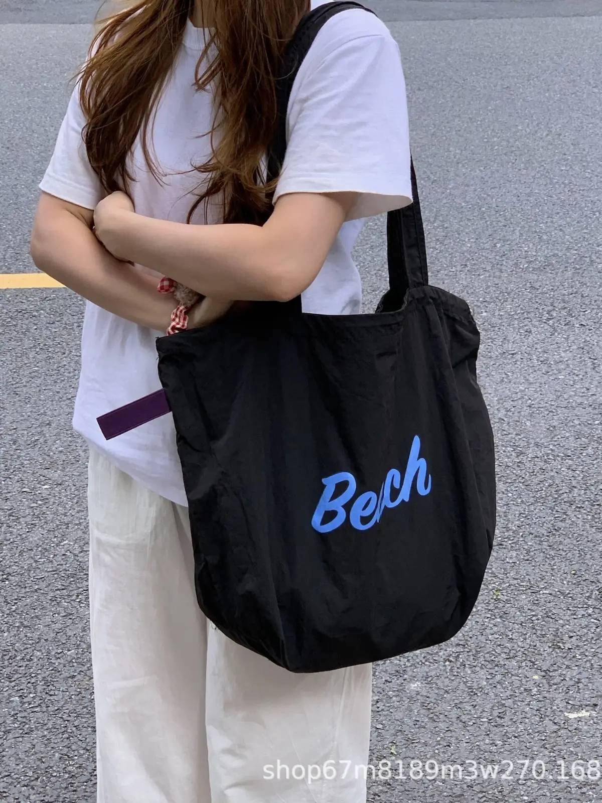 Red Blue Label Large Capacity Women's Shoulder Bag - Image 10