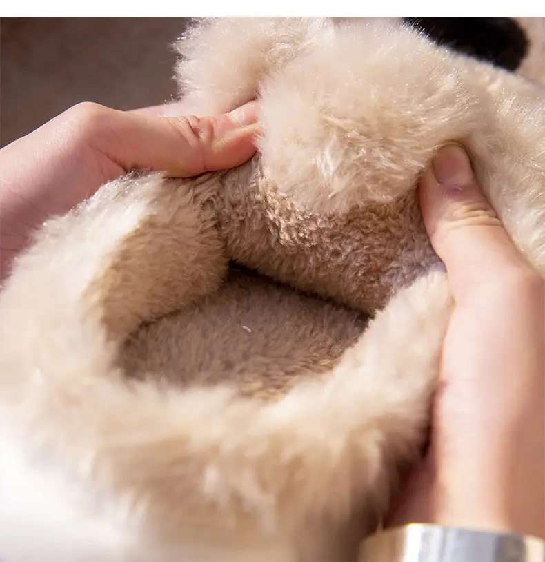 Cute Plush Bag Heel Slippers for Women Winter 2025 — feature 11