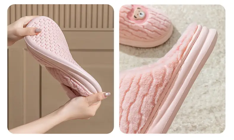 Cotton Plush Slippers Warm Winter Fleece Lined — feature 20