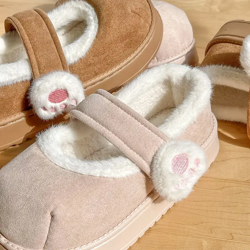 New Winter Cat Claw Velcro Shoes for Women - Image 5