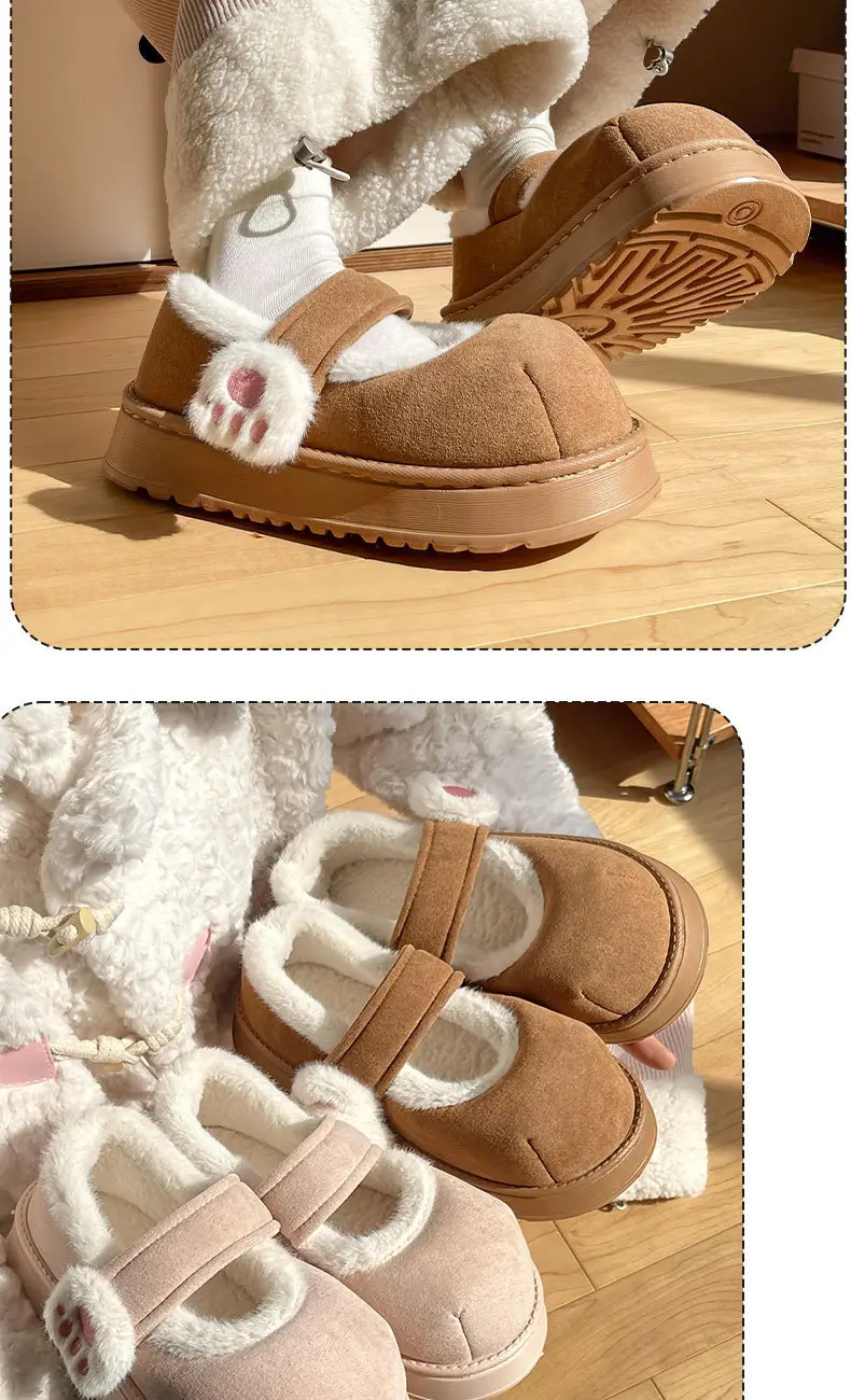 New Winter Cat Claw Velcro Shoes for Women — feature 9