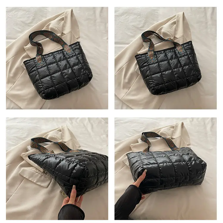 Gold Quilted Women's Shoulder Bag 2025 Winter Commute — feature 10