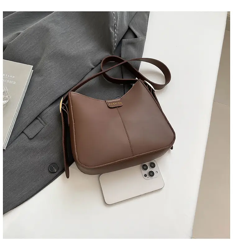 Beige Textured Shoulder Crossbody Bag for Women 2026 — feature 11
