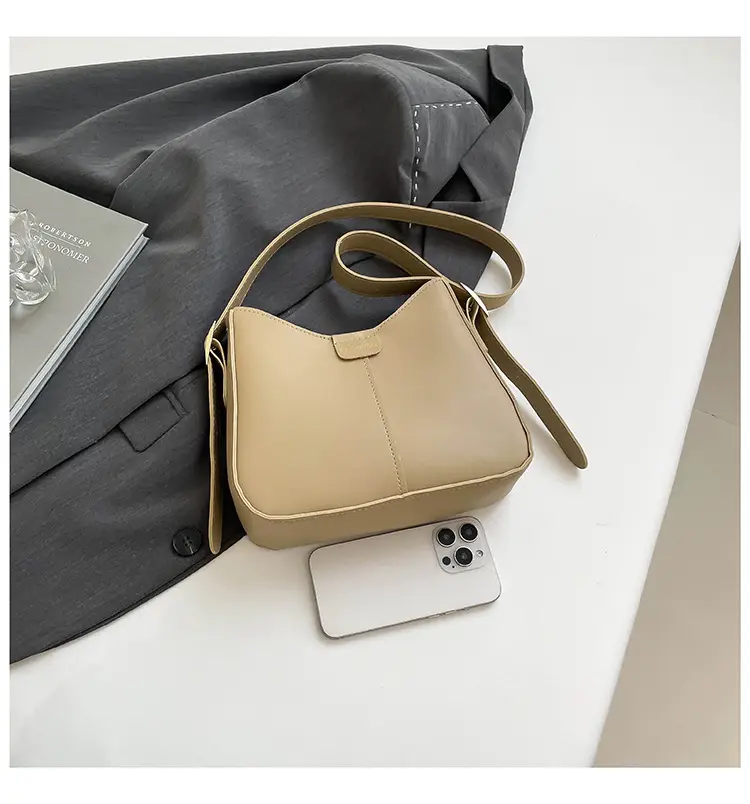 Beige Textured Shoulder Crossbody Bag for Women 2026 — feature 20