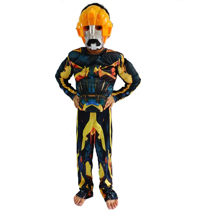 Iron Man Hulk Batman Captain America Halloween Children's Superhero Costumes Muscle Costumes — feature 16