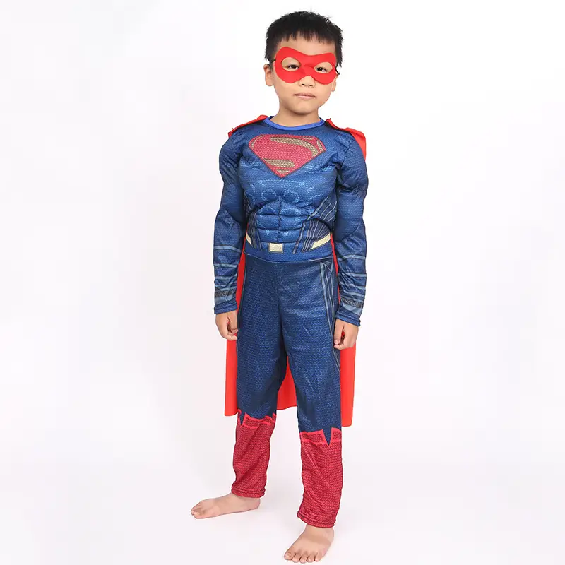 Iron Man Hulk Batman Captain America Halloween Children's Superhero Costumes Muscle Costumes — feature 18