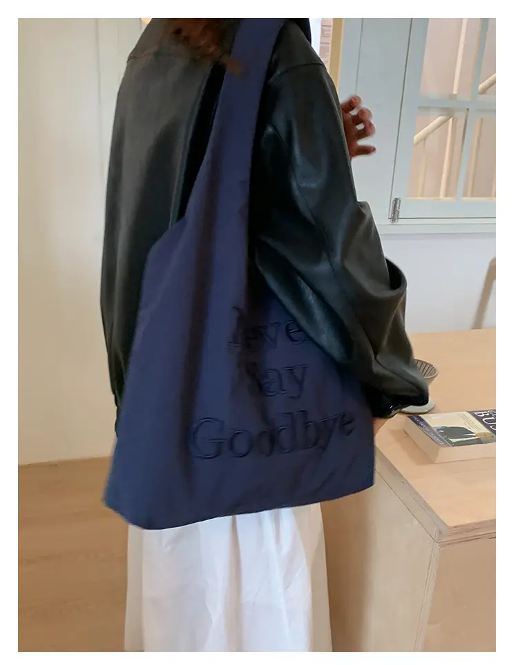 Women New Letter Embroidered Tote Bags Large Capacity — feature 13