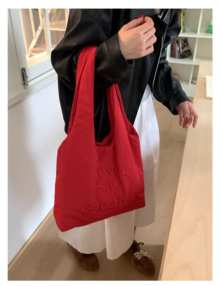 Women New Letter Embroidered Tote Bags Large Capacity — feature 27