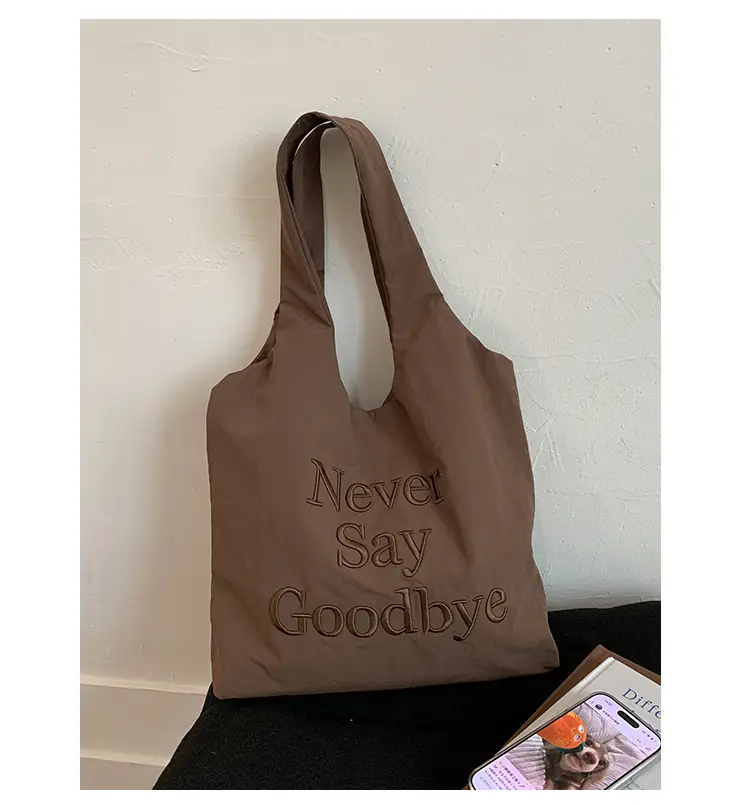 Women New Letter Embroidered Tote Bags Large Capacity — feature 43