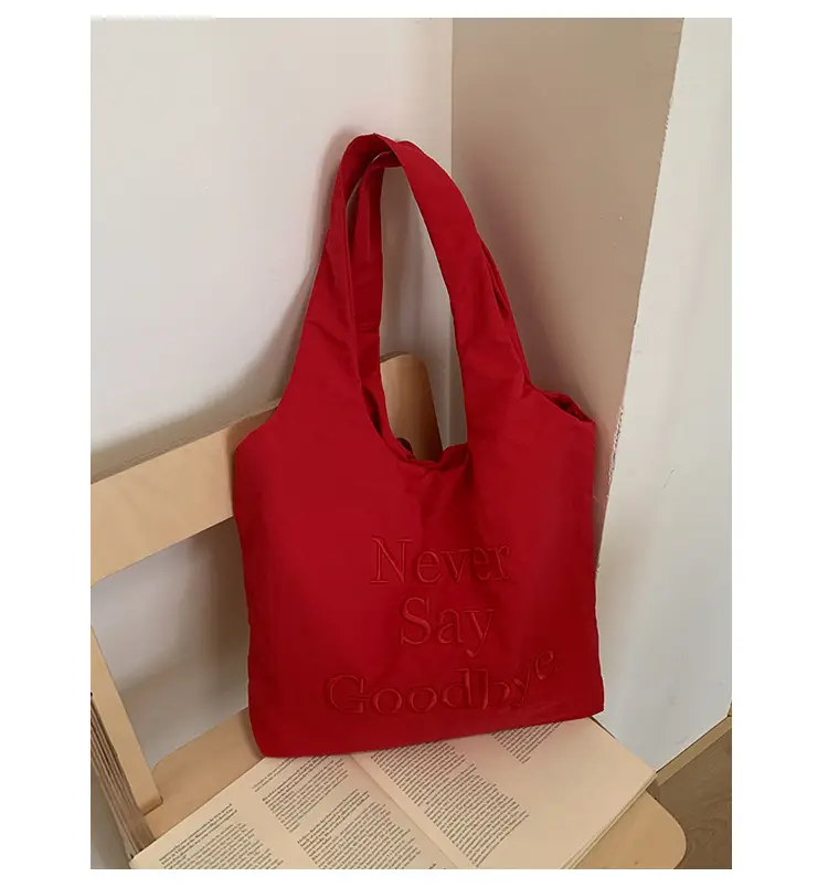 Women New Letter Embroidered Tote Bags Large Capacity — feature 47