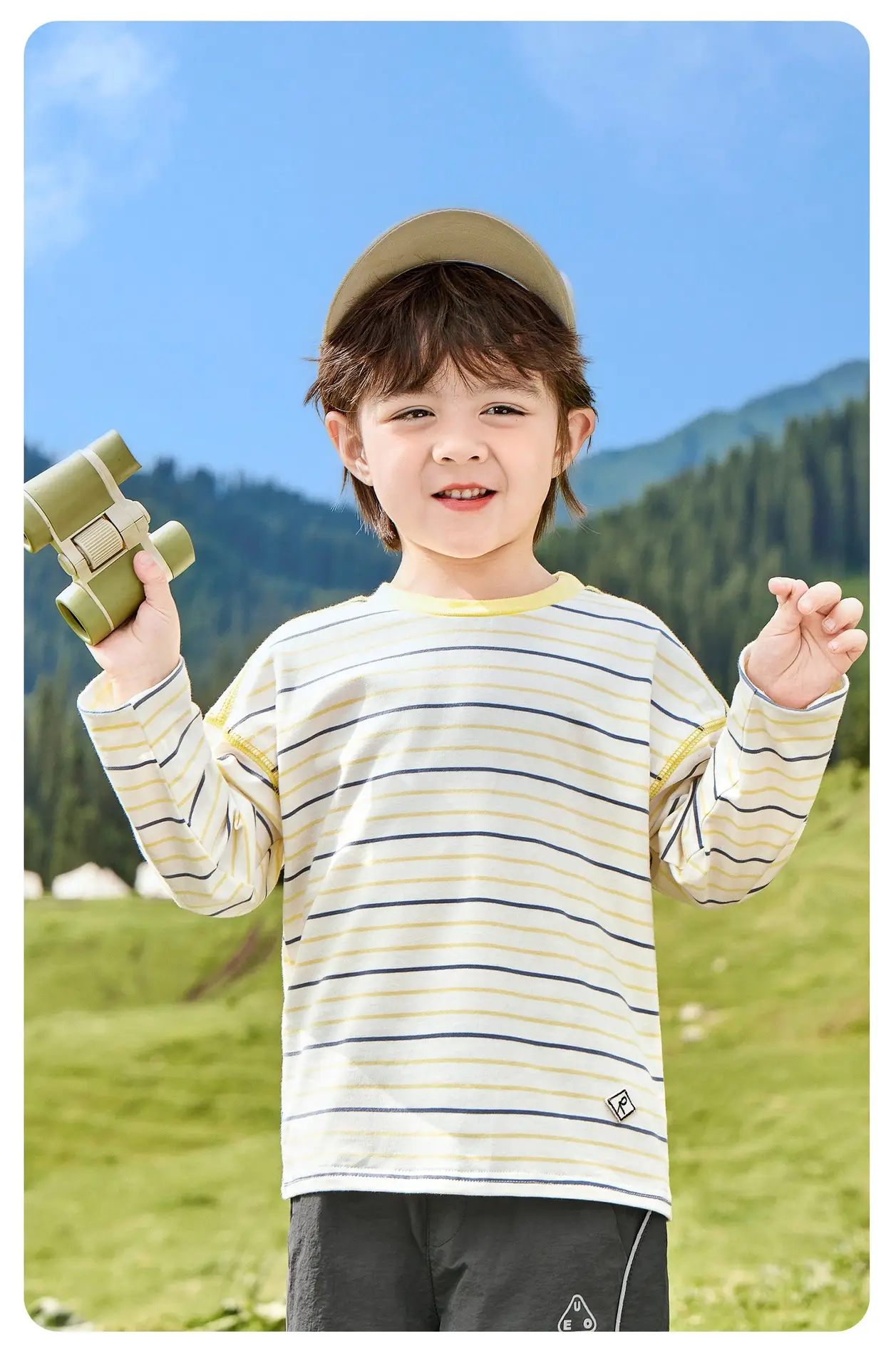 Boys Striped Long Sleeve T-Shirt Spring Autumn 2026 — feature 17