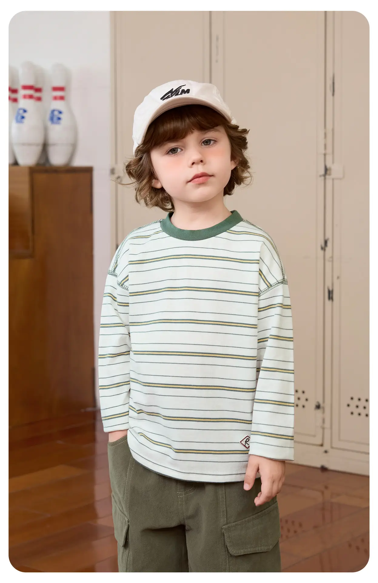 Boys Striped Long Sleeve T-Shirt Spring Autumn 2026 — feature 20