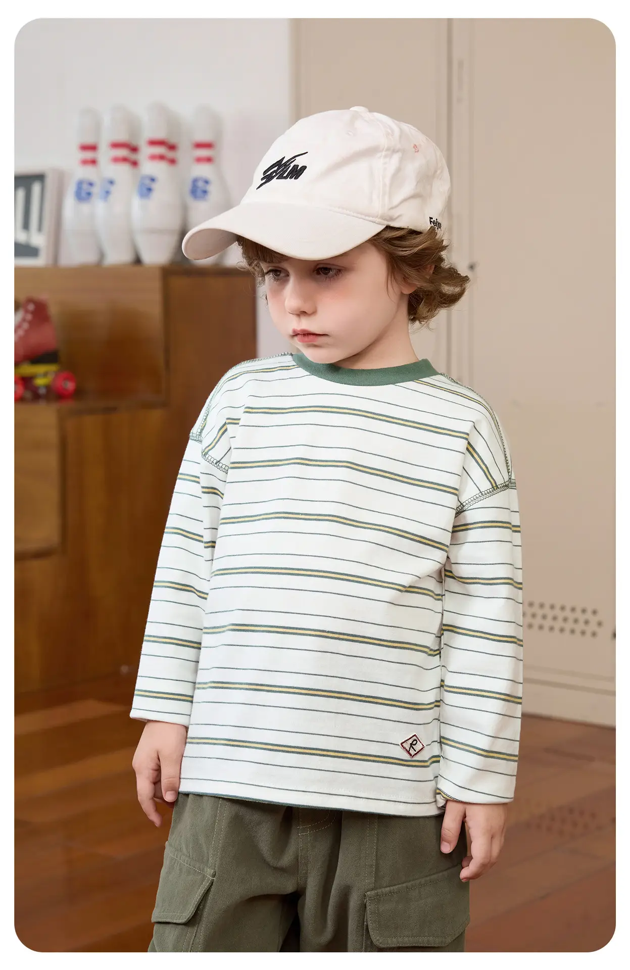 Boys Striped Long Sleeve T-Shirt Spring Autumn 2026 — feature 21