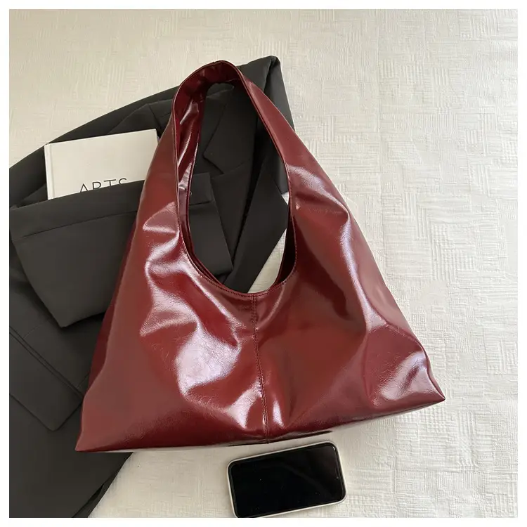 Women's Red Leather Shoulder Bag 2026 New Style — feature 16