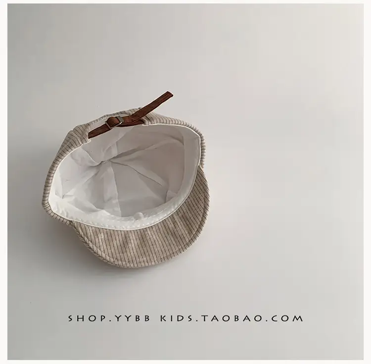 Baby Beige Peaked Hat for Kids Small Winter Warm — feature 5