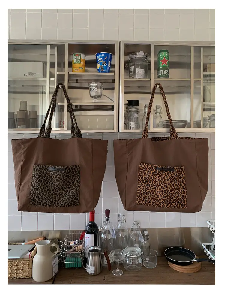 Leopard Print Canvas Tote Bag Large Capacity 2025 — feature 29