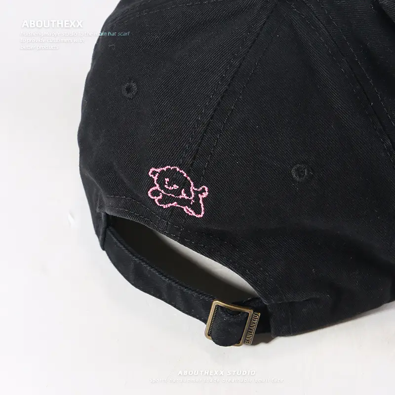 Japanese Cat Ear Hat Women Hip-Hop Street Baseball Cap Men Face-Slimming Sunshade Cap