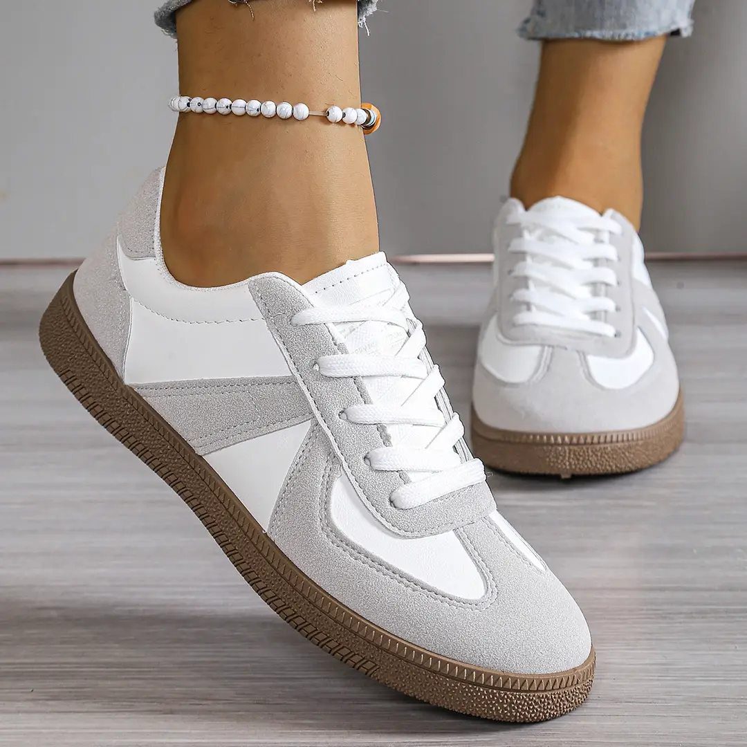 Women's Training Shoes 2025 New Flat Sneakers White Casual Sports Shoes Export Autumn Large Size Women's Shoes - Image 4