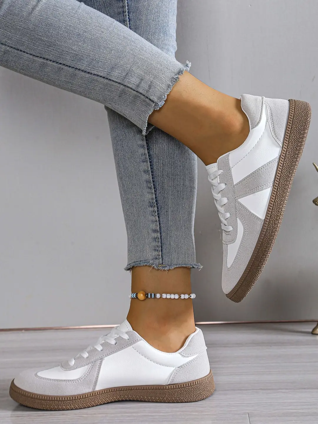 Women's Training Shoes 2025 New Flat Sneakers White Casual Sports Shoes Export Autumn Large Size Women's Shoes — feature 11