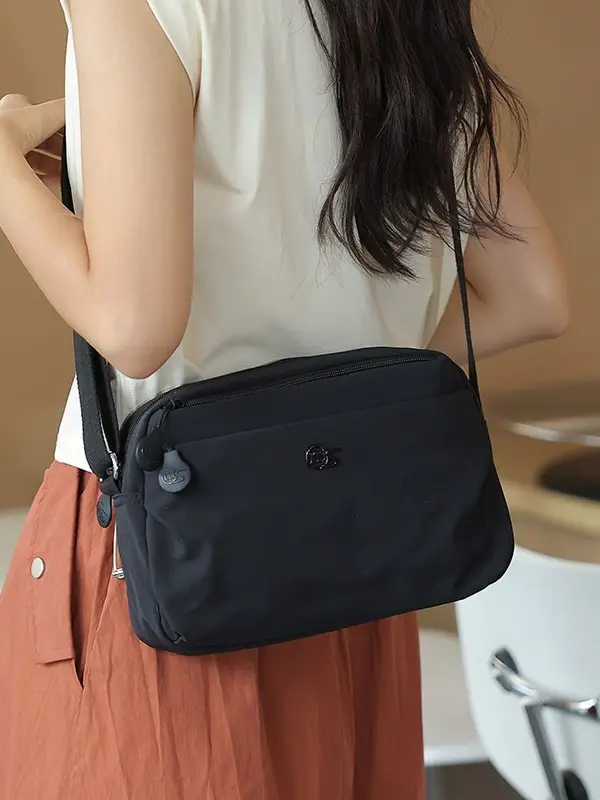 Women Lightweight Cloth Shoulder Bag Yellow 2025 - Image 7