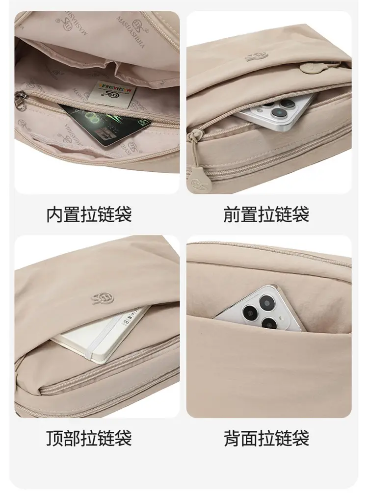 Women Lightweight Cloth Shoulder Bag Yellow 2025 — feature 5