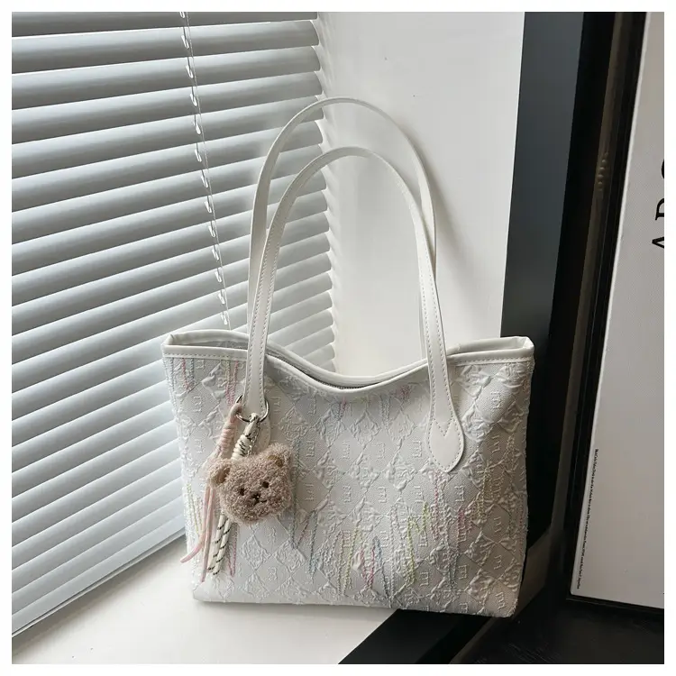 Pink Embroidered Shoulder Bag for Women Spring Summer Commute — feature 25