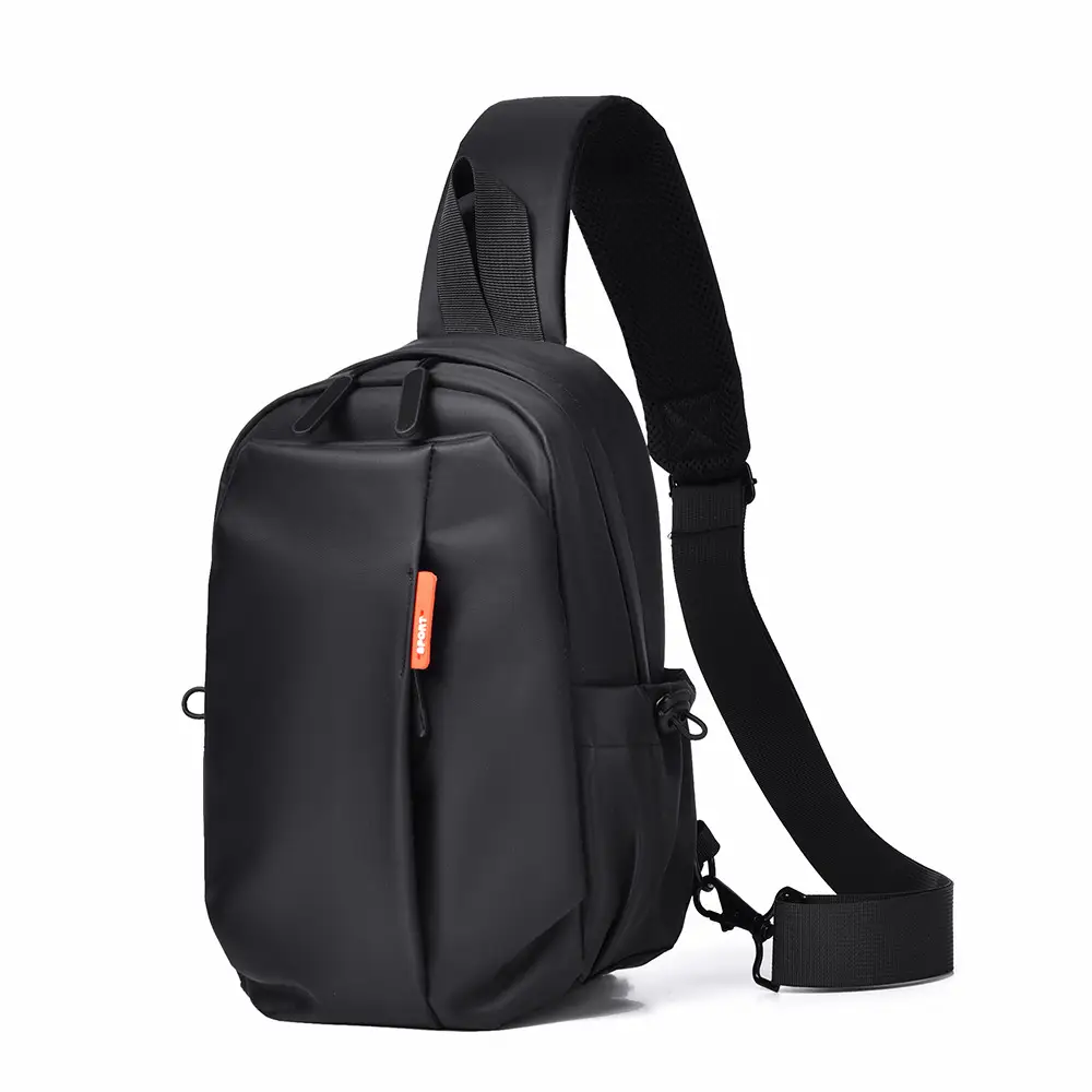 Men's Black Multi-Use Shoulder Bag for Travel & Daily Use - Image 7