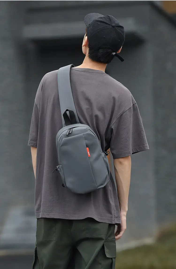 Men's Black Multi-Use Shoulder Bag for Travel & Daily Use — feature 12