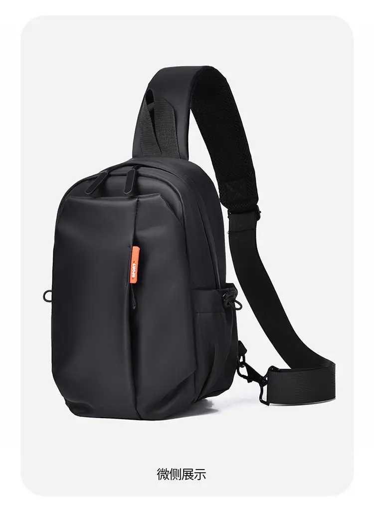 Men's Black Multi-Use Shoulder Bag for Travel & Daily Use — feature 21