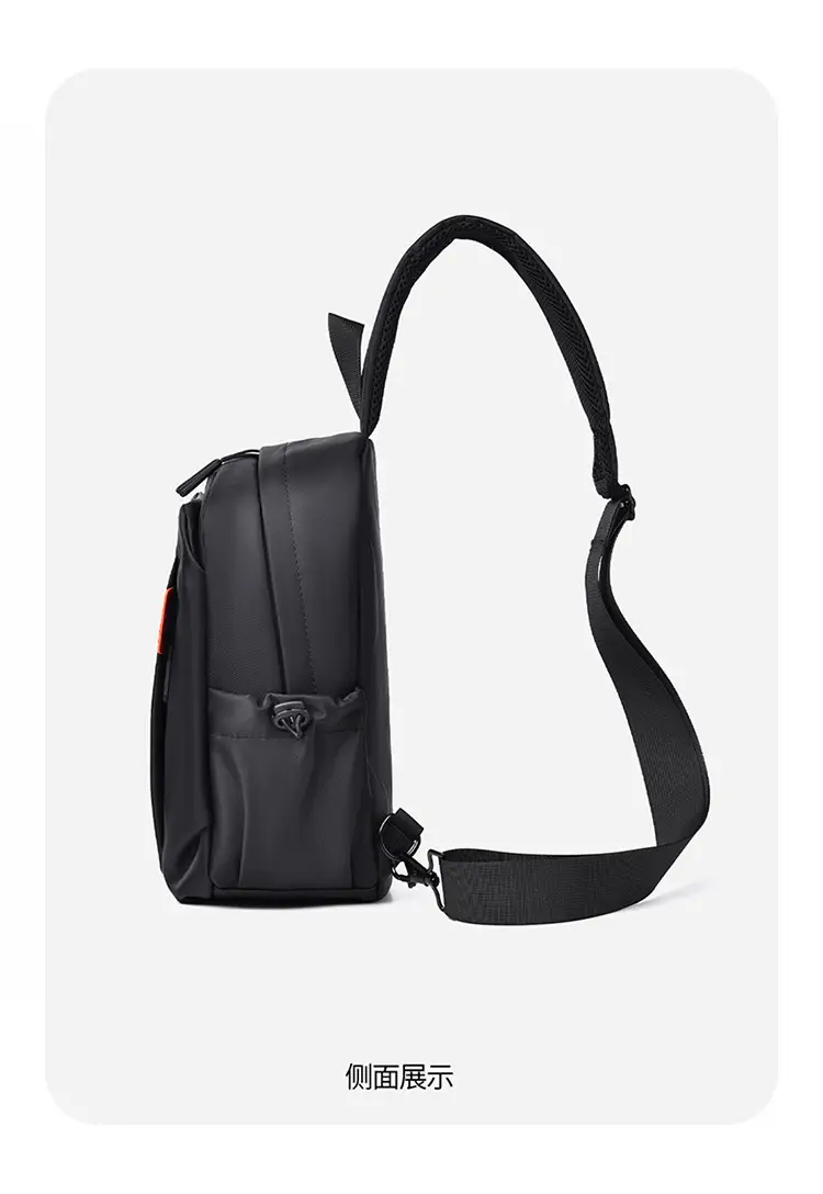 Men's Black Multi-Use Shoulder Bag for Travel & Daily Use — feature 22
