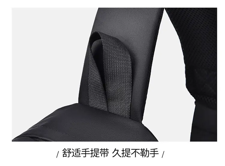 Men's Black Multi-Use Shoulder Bag for Travel & Daily Use — feature 28