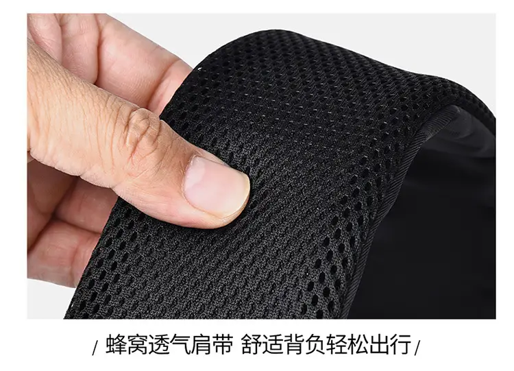 Men's Black Multi-Use Shoulder Bag for Travel & Daily Use — feature 29